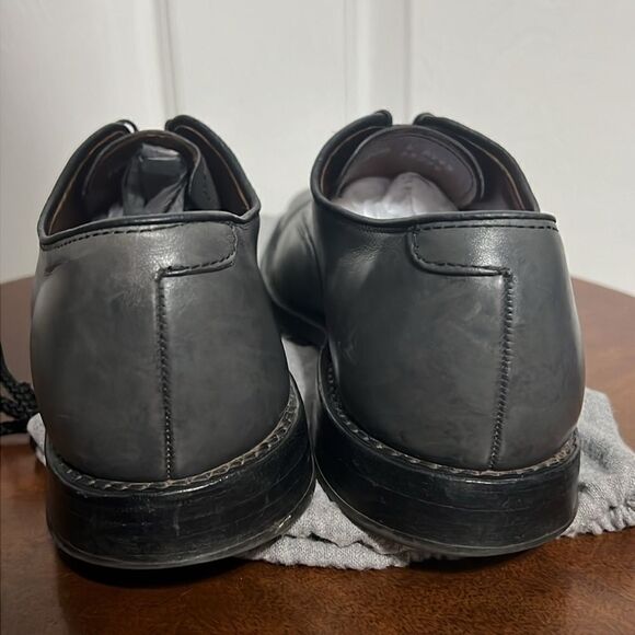 🔥🔥 ALLEN EDMONDS Park Avenue Oxford Derby Handcrafted Leather Shoes 10.5A -EUC - Picture 8 of 13